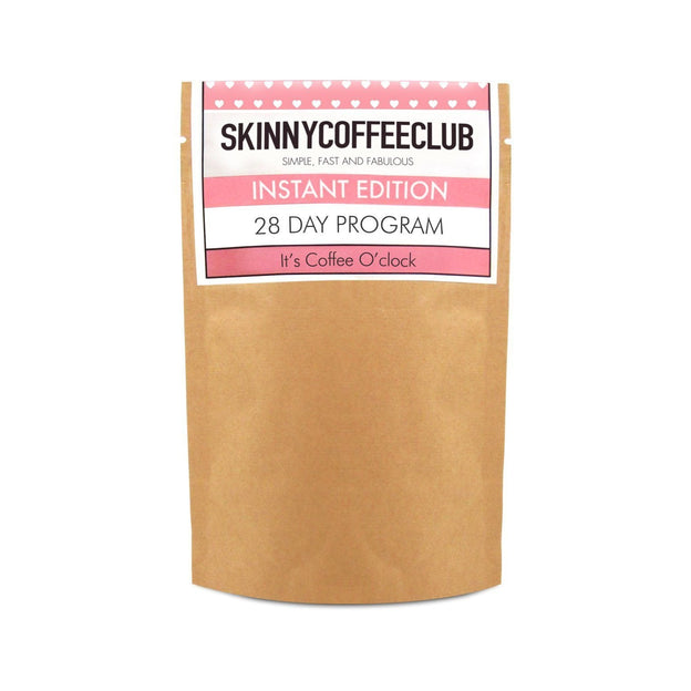 Skinny Coffee Club - 28 Day Progam - Superfood Instant Coffee Blend with Ginseng, Garcinia Cambogia and Green Tea